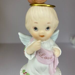1993 Enesco Morehead Love Angel Ornament – Vintage Christmas